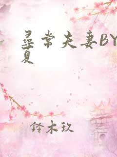 寻常夫妻BY写夏