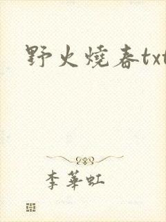 野火烧春txt
