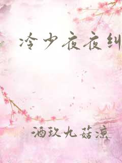 冷少夜夜纠缠