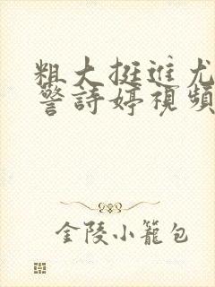 粗大挺进尤物女警诗婷视频