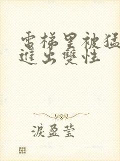 电梯里被猛烈的进出双性