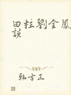 田柱刘金凤的小说