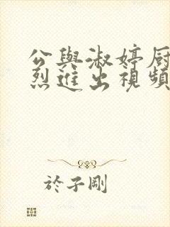 公与淑婷厨房猛烈进出视频