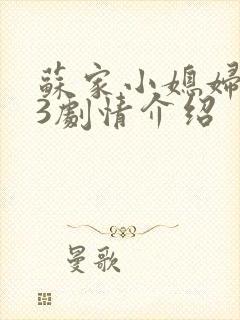 苏家小媳妇1v3剧情介绍