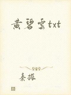 黄碧云txt