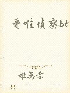 爱唯侦察bt