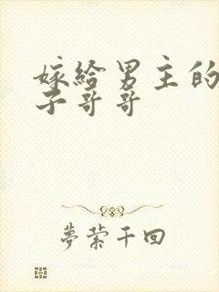 嫁给男主的病秧子哥哥