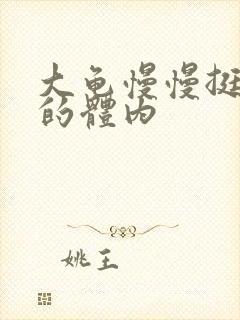 大龟慢慢挺进我的体内