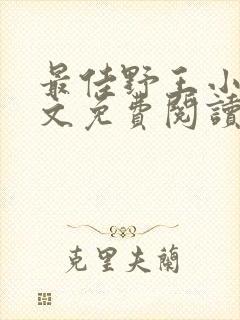 最佳野王小说全文免费阅读无弹窗