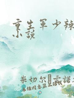 重生军少辣娇妻小说