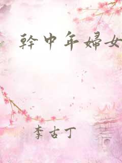 干中年妇女小说