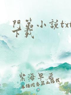 门第小说txt下载