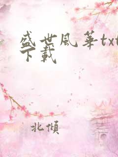盛世风华txt下载
