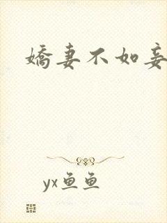 娇妻不如妾
