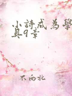 小诗成为学校教具9章