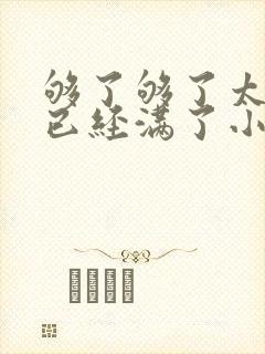 够了够了太多了已经满了小说