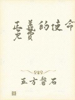 正义的使命全文免费