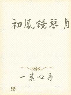 初凤镜琴月镜
