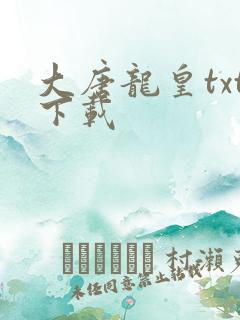 大唐龙皇txt下载