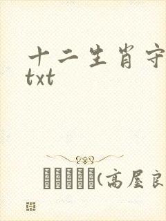十二生肖守护神txt