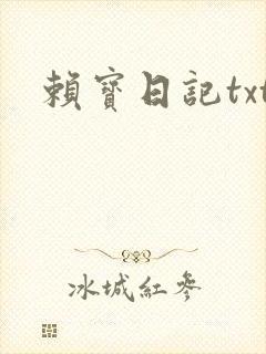 赖宝日记txt