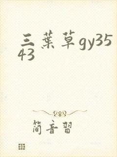三叶草gy3543