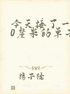 今天接了一个30厘米的单子
