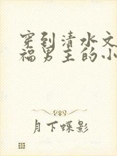 穿到清水文里造福男主的小说