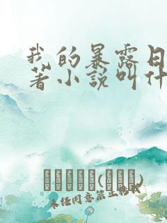 我的暴露日记原著小说叫什么