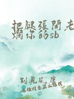 把腿张开老子臊烂你的sb