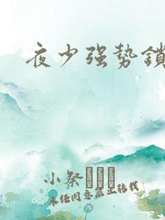 夜少强势锁婚