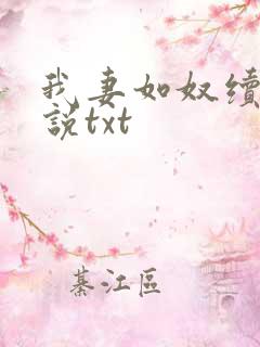 我妻如奴续写小说txt