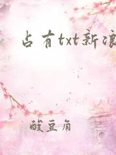 占有txt新浪