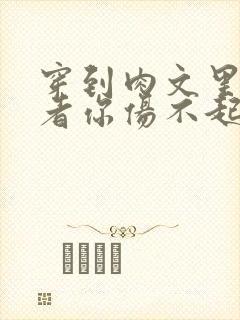 穿到肉文里的作者你伤不起