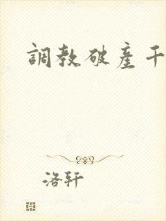 调教破产千金