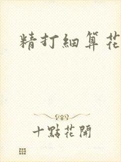 精打细算花满筛