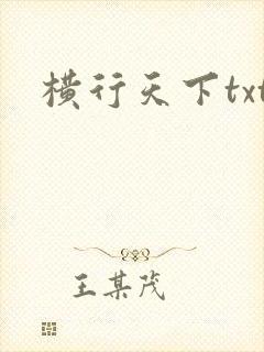 横行天下txt