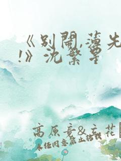 《别闹,薄先生!》沈繁星