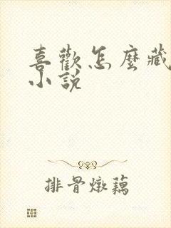 喜欢怎么藏不住小说