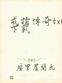 戒指传奇txt下载