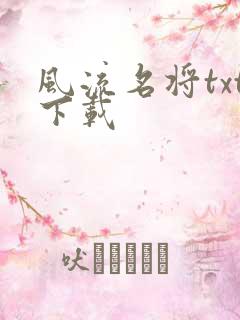 风流名将txt下载