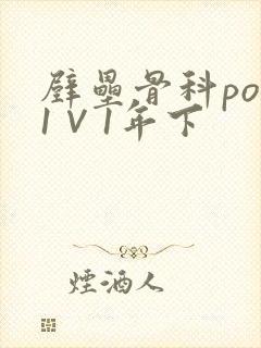 壁垒骨科pop1∨1年下