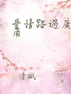 爱情路过广州拐角