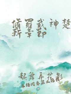 修罗武神楚枫最新章节