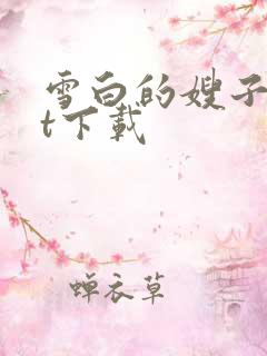 雪白的嫂子txt下载