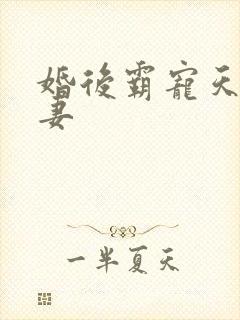 婚后霸宠天价小妻