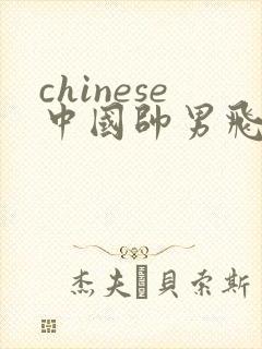 chinese中国帅男飞机