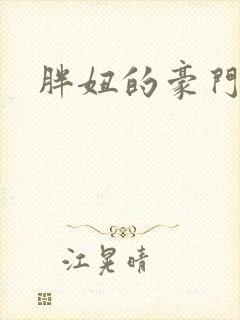 胖妞的豪门之旅