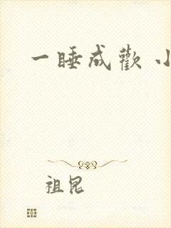 一睡成欢 小说