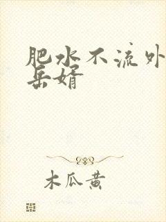 肥水不流外人田岳婿